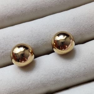 14K Gold Plated Ball Earrings